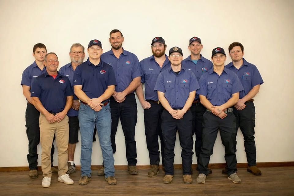 The Sweet Georgia Heating and Air technician team